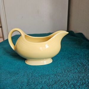 Fiestaware open gravy boat, Sunflower Vintage